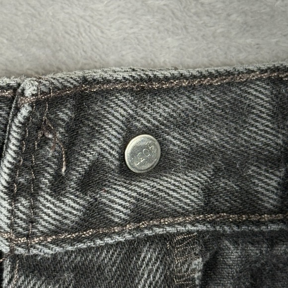 Levis 550 Jeans Men 38x34 Relaxed Fit Straight Leg Dark Wash Black Denim Skater - Picture 8 of 14